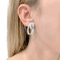 Boucles d'oreilles Boucles d'oreilles or blanc, diamants. 58 Facettes 34705