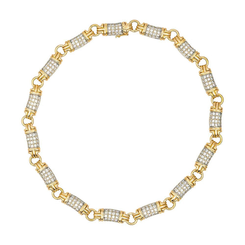 Collier Bulgari Collier Parentesi Or jaune, Or blanc Diamant 58 Facettes 4423003CN