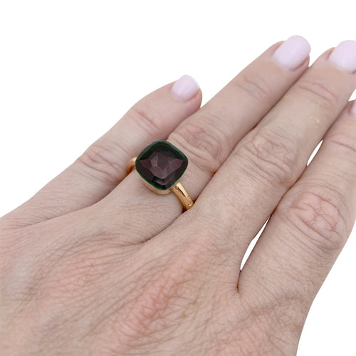 Bague 48 Bague Pomellato, collection "Nudo Classic", or rose et grenat. 58 Facettes 34965