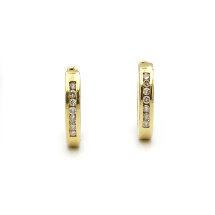 Boucles d'oreilles Boucles d'oreilles or jaune, diamants 58 Facettes 240283R