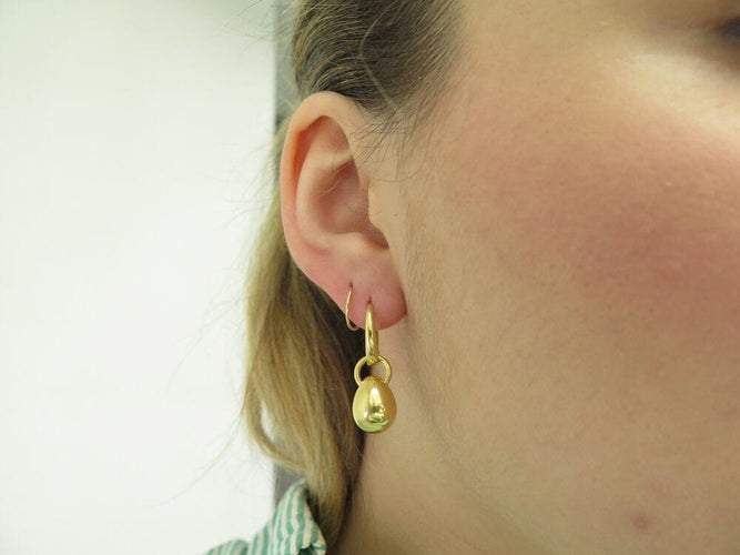 Boucles d'oreilles boucles d'oreilles POMELLATO es gouttes or jaune 18k 13gr s 58 Facettes 268882