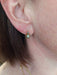 ANTIQUE PEARL AND DIAMOND SLEEPING EARRINGS 58 Facettes 082751