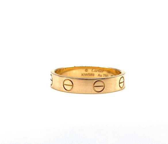 Bague 52 Cartier - Bague Love PM en or jaune 18k 58 Facettes
