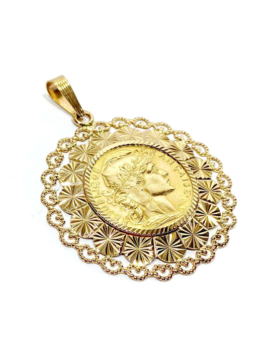 Pendentif Pendentif Louis d'or 58 Facettes