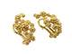 Boucles d'oreilles GILBERT ALBERT. Boucles d'oreilles or jaune 18K 58 Facettes