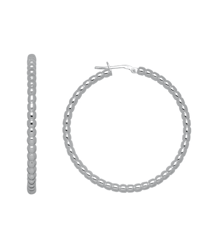 Boucles d'oreilles Boucles d'oreille Eclatine Or blanc 18K Créoles 58 Facettes ECLATINE/XVFR0256