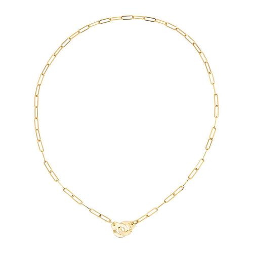 Collier Dinh Van  Collier Menottes Or jaune 58 Facettes 4756864RV