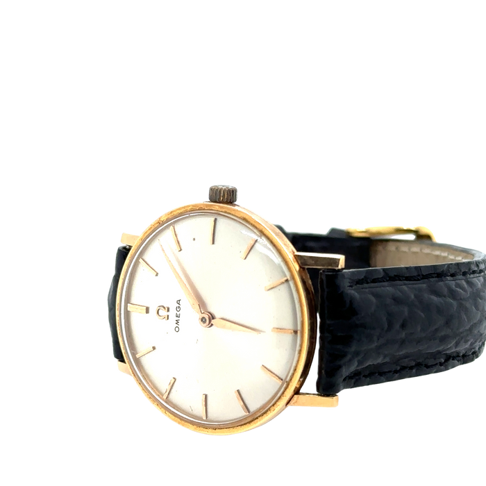 OMEGA - Montre vintage or jaune