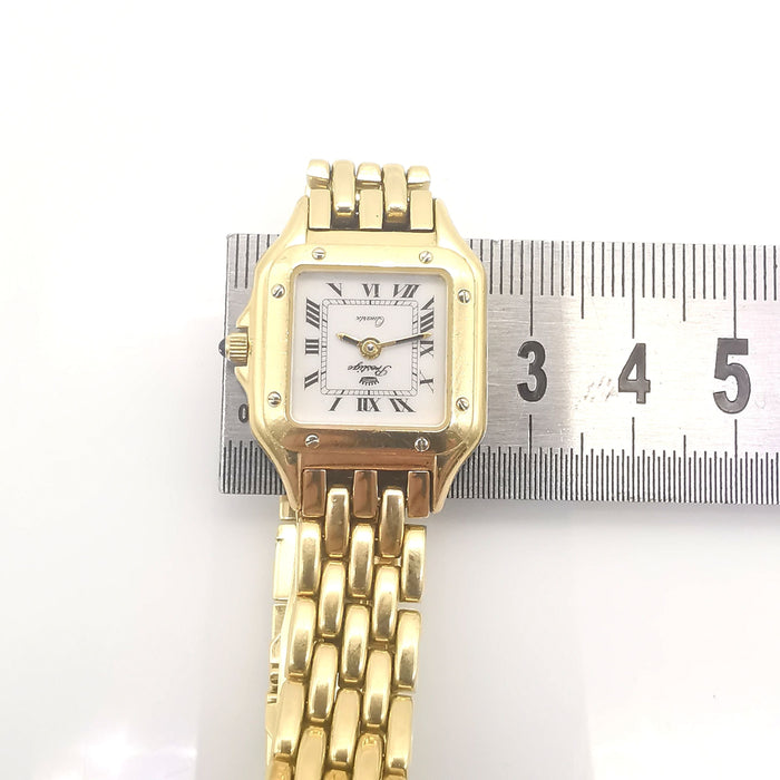 Montre PRESTIGE Montre femme or jaune 58 Facettes