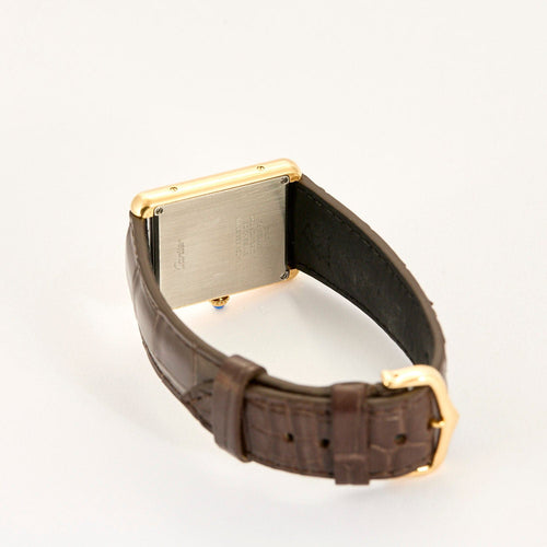 Montre Cartier - Montre Tank acier et or jaune 58 Facettes