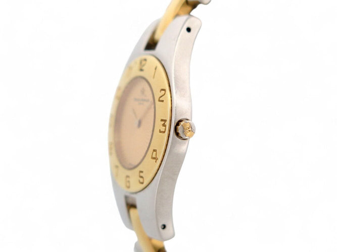Montre montre BAUME ET MERCIER linea mvc45183 27mm or et acier quartz lady 58 Facettes 269933