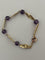Bracelet Bracelet Ancien Or Jaune Filigrané Améthystes 58 Facettes LOT 6596