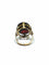 Bague 48 Bague en or champagne 18 carats et grenat 58 Facettes
