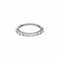 Bague 53 Demi-Alliance en or blanc et diamants 58 Facettes PER0261X3