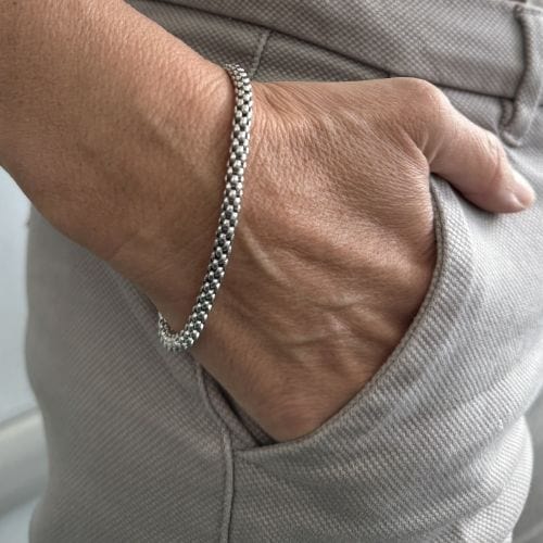 Bracelet Bracelet tricoté Popcorn 58 Facettes 28942