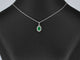 Pendentif Pendentif entourage en or blanc avec diamants et émeraude 58 Facettes 2018