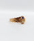 Bague 59 Bague toi et moi antique en or rose 18k perle et pierre bleue 58 Facettes A06505