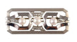 Broche Broche barette or blanc Art Déco diamants et perles 58 Facettes C 295