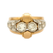 Bague 59.5 Bague en Or jaune, platine et Diamants 58 Facettes CHAL0518