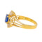 Bague 52 Bague Pompadour Or jaune Saphir, Diamant 58 Facettes 3636131CN