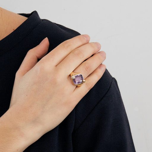 52 POMELLATO Ring - RITRATTO Ring Rose Gold Amethyst 58 Facettes 32600208