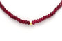 Collier Collier contemporain en or jaune et perles de rubis 58 Facettes B592