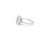 Bague Bague en or blanc avec une aigue-marine de 4,10 ct et des diamants de 0,35 ct 58 Facettes 14314