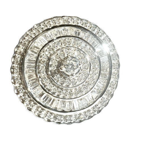 Bague Diamants, or blanc 18 carat