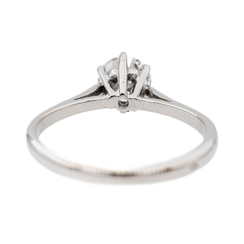 Bague 53 Bague Solitaire Or blanc Diamant 58 Facettes 2830662CN