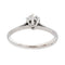 Bague 53 Bague Solitaire Or blanc Diamant 58 Facettes 2830662CN