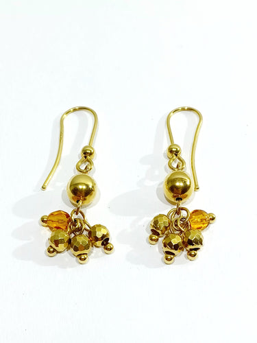 Boucles d'oreilles Paire de boucle d'oreilles en or et perles 58 Facettes