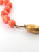 Collier Collier en or jaune et corail rose Sciacca 58 Facettes