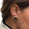 Boucles d'oreilles Boucles d’oreilles vintage en or jaune 18k et or blanc 18k, diamants 58 Facettes