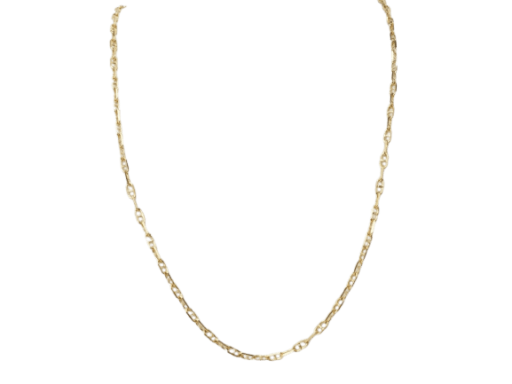 Collier Collier maille marine en or jaune 58 Facettes 33380