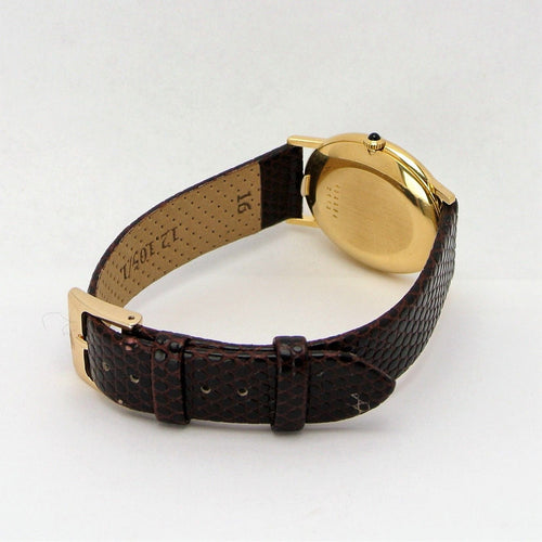 CHOPARD - Montre Baignoire boîtier en or jaune