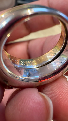 Bague 51 CHAUMET - Bague 3 ors 58 Facettes 096530022949