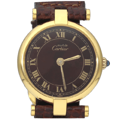 Montre Cartier Montre Must De Cartier Vermeil 58 Facettes MT42975