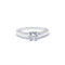 Bague 50 Solitaire or blanc diamant 58 Facettes 190074R