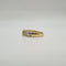 Bague 54 Bague or jaune, diamant rond et diamants baguettes 58 Facettes