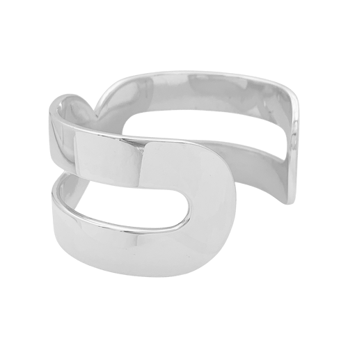 Bracelet Bracelet Dinh Van, "Maillon XL", argent. 58 Facettes 34663