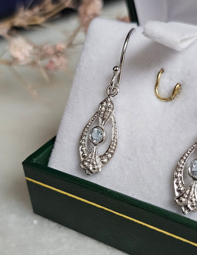 Boucles d'oreilles Boucles d'oreilles Aigue-marines 58 Facettes 626