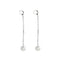 Boucles d'oreilles PENDANTS D'OREILLES OR BLANC DIAMANTS 2X0,20ct 58 Facettes M8927