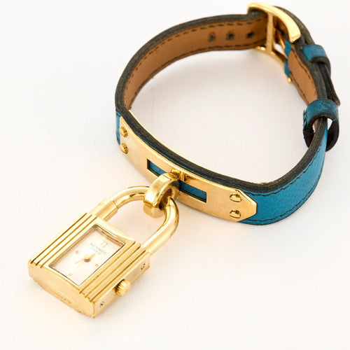 HERMES - Kelly - Montre plaqué or
