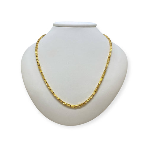 Collier Collier or jaune maille rétro 58 Facettes 330081817