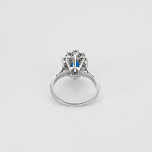 Bague 49 Bague Marguerite en or blanc 58 Facettes LP1168