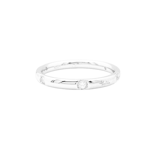 Bague Pomellato, "Lucciole", or blanc naturel, diamants.