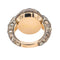 Bague 51 Pomellato Bague Cocktail Tango Or rose Quartz, Diamant 58 Facettes 3230375CN