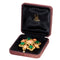 Pendentif VAN CLEEF AND ARPELS - Delphes - Broche pendentif or jaune, corail et chrysoprase 58 Facettes LBV2