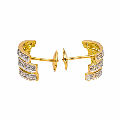 Boucles d'oreilles Boucles d'oreilles  Or jaune, Or blanc Diamant 58 Facettes 4830513CN