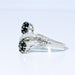 Bague 59 Bague Toi et Moi Vintage or blanc diamants noirs et blanc 58 Facettes 230 515